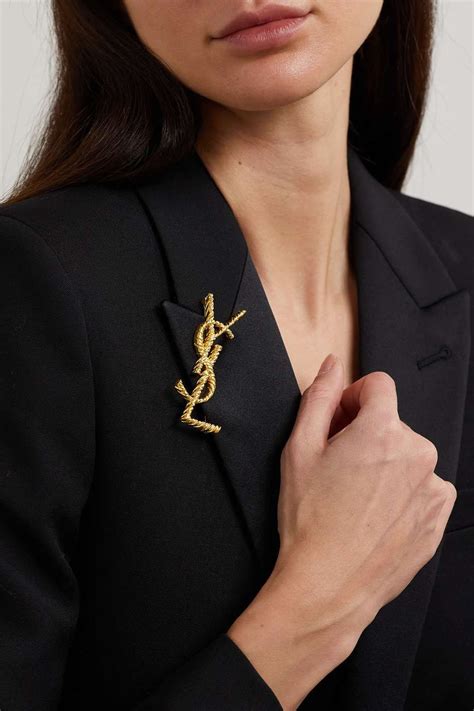 brodzka ysl|YSL brooches for women.